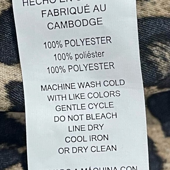 Michael Kors leopard satin silky slip dress pinup party evening worn once - Picture 9 of 9